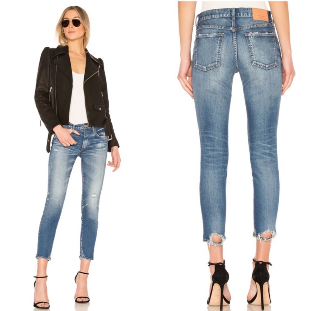 MOUSSY Vintage Velma Skinny Jean in Blue Size 25